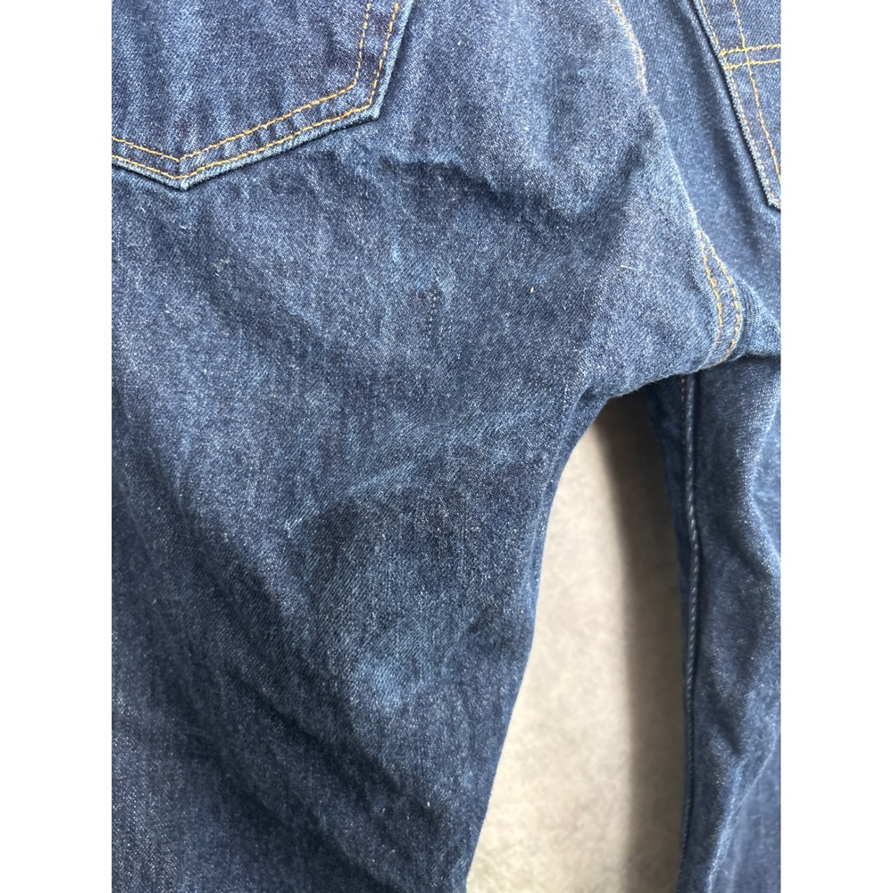 Levi's 501 Original Fit Jeans Men's 33x34 Dark Wash 100% Cotton - Picture 7 of 9